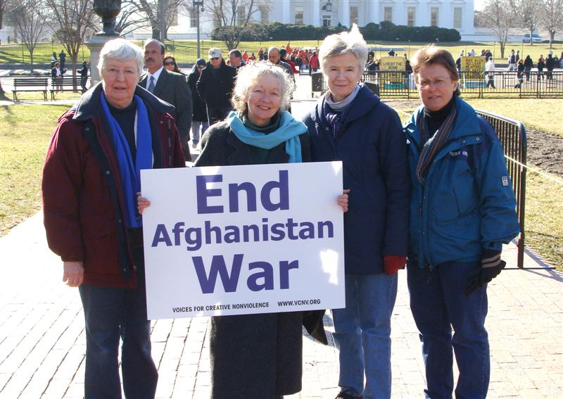 IHM Sisters at anti-war protest