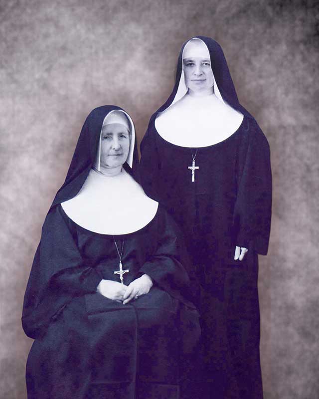 Mother M. Cyril Conway, IHM, and Mother Maria Kaupas, SSC